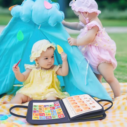 Avis Tableau d'activités Busy board Montessori pour enfants WITHOSENT 6