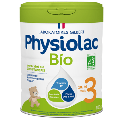 Avis Lait de Croissance Bio Physiolac 1