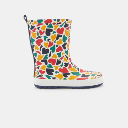 Avis Bottes de pluie cœurs fille OKAIDI 1