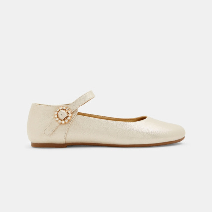 Avis Ballerines brillantes à boucle blanches fille OKAIDI 1