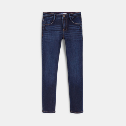 Avis Jean slim denim chaud dark blue bleu garçon OKAIDI 1