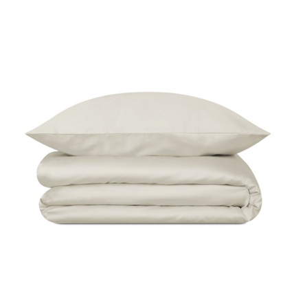 Avis Housse de couette en satin de coton - Beige Mon Lit Cabane 1