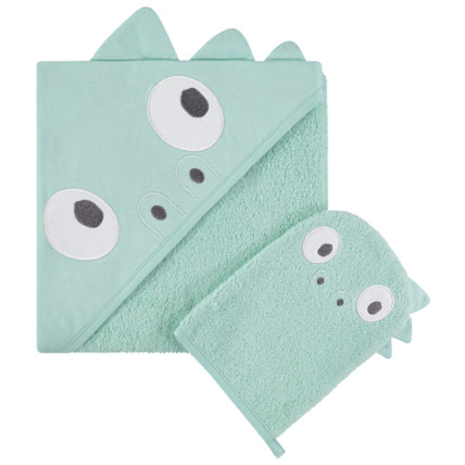 Avis Cape de bain et gant de toilette Dinosaure Prémaman 1