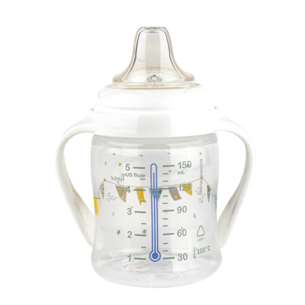 Avis Biberon - Tasse de transition 150ml Embout Silicone avec poignées - Temperature Control Tigex 1