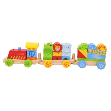 Avis Jouet bois Train son et lumière en bois CARREFOUR WOODEN 1