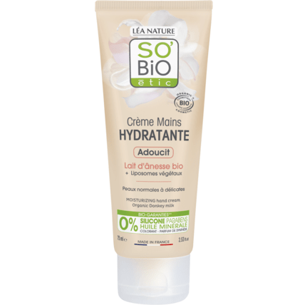 Avis Crème caresse hydratante main - Mon lait d'ânesse SO'BiO étic® 1
