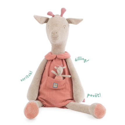 Avis Peluche bébé girafe géant  moulin Roty 1