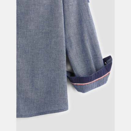 Avis Chemise tendance bleue garçon OKAIDI 4
