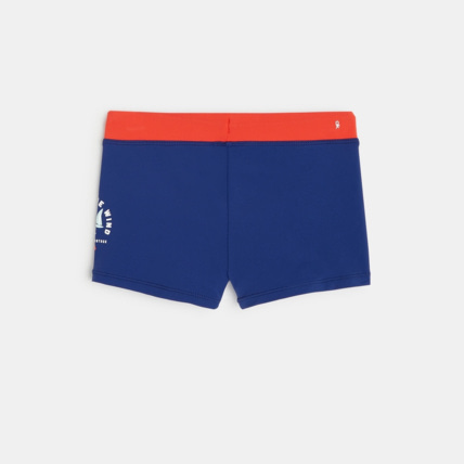 Avis Boxer de bain motif voilier bleu garçon OKAIDI 3