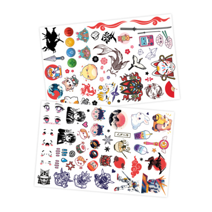 Avis 75 Tattoos lavables - Manga Kawaï Buki France 2