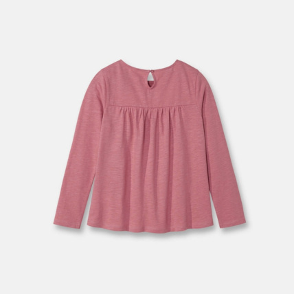 Avis T-shirt brodé rose fille OKAIDI 2