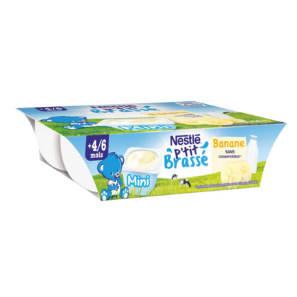 Avis Mini Brassé Banane P'tit Brassé (6x60g) NESTLÉ 1