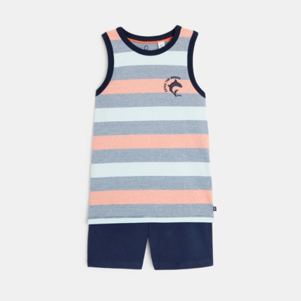 Avis Pyjama d'été 2 pièces en jersey garçon OKAIDI 1