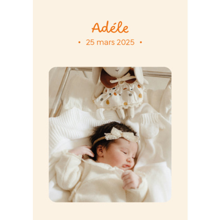Avis Faire-Part de Naissance Personnalisable - Classique LES PETITS CITRONS 4