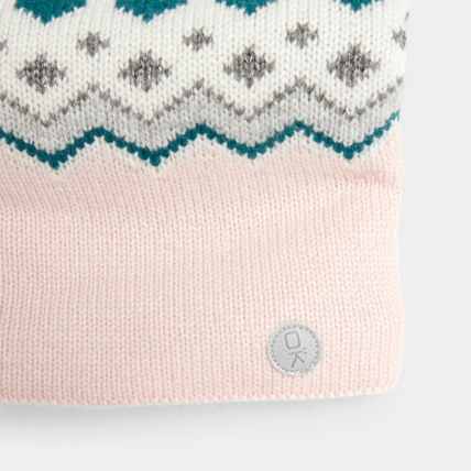 Avis Snood en tricot rose fille OKAIDI 2