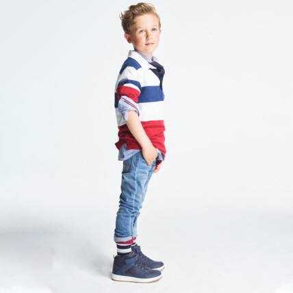 Avis Jean slim hyper stretch bleu garçon OKAIDI 5