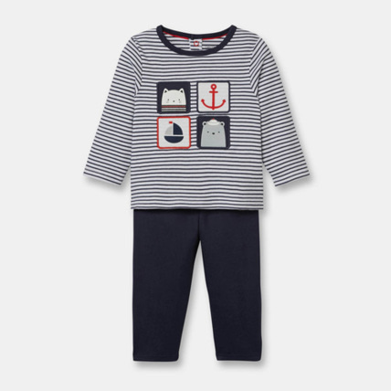 Avis Pyjama interlock rayé à motifs OBAÏBI 1