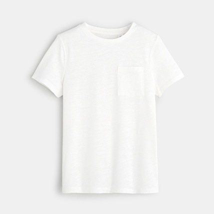 Avis T-shirt uni blanc garçon OKAIDI 2