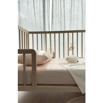 Avis Drap housse bébé Percale de Coton Bio rayé KADOLIS 3