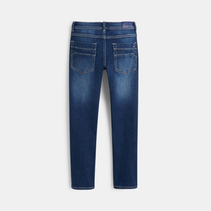 Avis Jean slim stretch thermorégulant bleu garçon OKAIDI 5