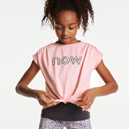T shirt sport 2 en 1 message rose fille OKAIDI Comparateur