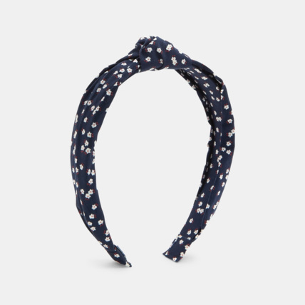 Avis Serre-tête motif fleurs bleu fille OKAIDI 1