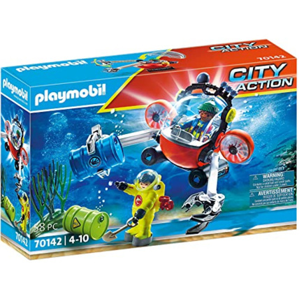 Avis Playmobil City Action - Agents de fonds marins avec cloche de plongée PLAYMOBIL 1