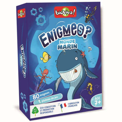 Avis Jeu éducatif Enigmes - Monde marin BIOVIVA 1