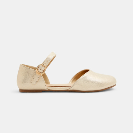 Avis Ballerines chic irisées à boucle jaunes fille OKAIDI 1