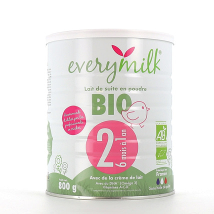 Avis Lait bio infantile 2 EVERYMILK 1
