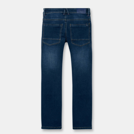Avis Jean slim stretch chaud bleu garçon OKAIDI 2