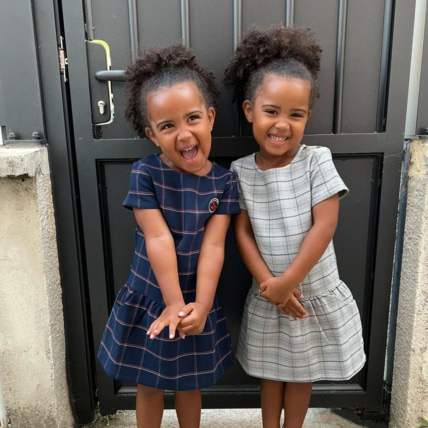 Avis Robe manches courtes à carreaux grise fille OKAIDI 5
