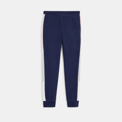 Avis Pantalon de jogging à bande côté bleu fille OKAIDI 4