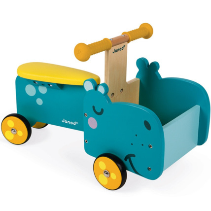 Avis Porteur en bois Hippopotame JANOD 1