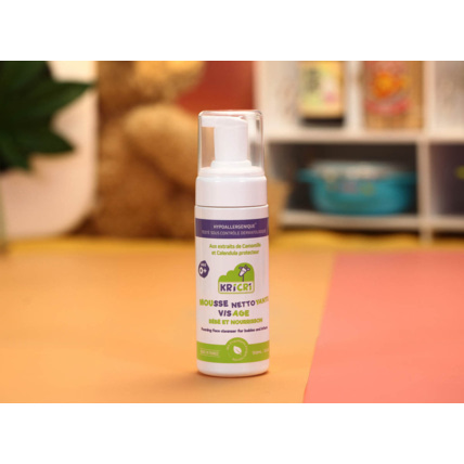 Avis Mousse nettoyant visage bébé 150ml Kricri Nature 1