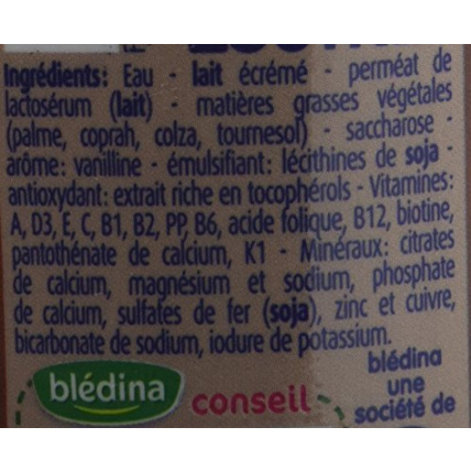 Avis Croissance - Lait bébé 3ème âge Blédina 8