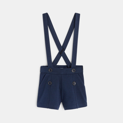 Avis Short chevron à bretelles bleu fille OKAIDI 1