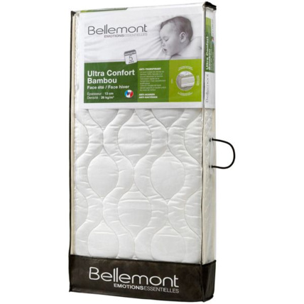 Avis Matelas Bébé ultra confort bambou climatisé BELLEMONT 1
