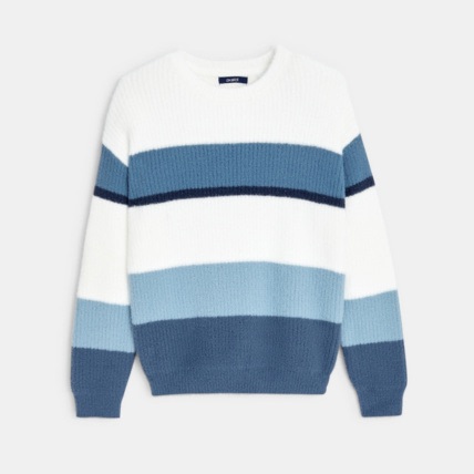 Avis Pull rayé col rond bleu fille OKAIDI 2