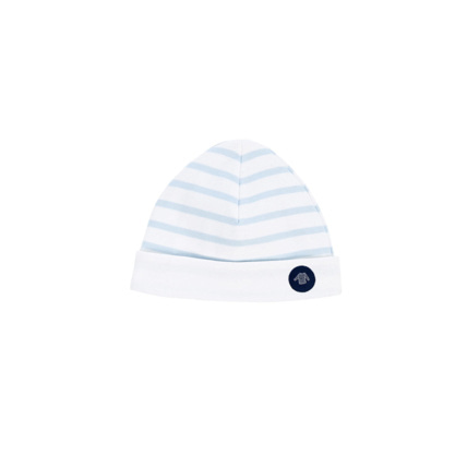 Avis Bonnet "Morgan" Baby - coton épais - Blanc/Reflet ARMOR-LUX 1