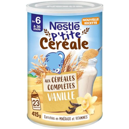 Avis P'tite céréale - Céréales complètes vanille NESTLÉ 1