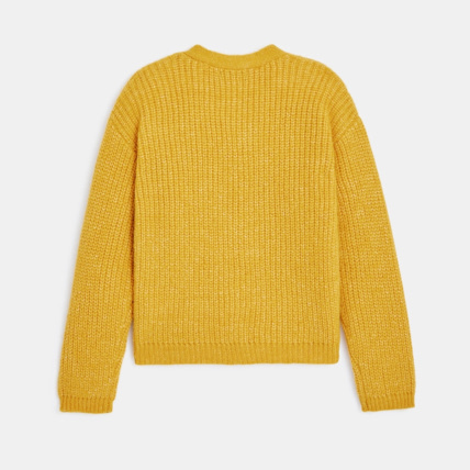 Avis Gilet côtelé boutonné jaune fille OKAIDI 4
