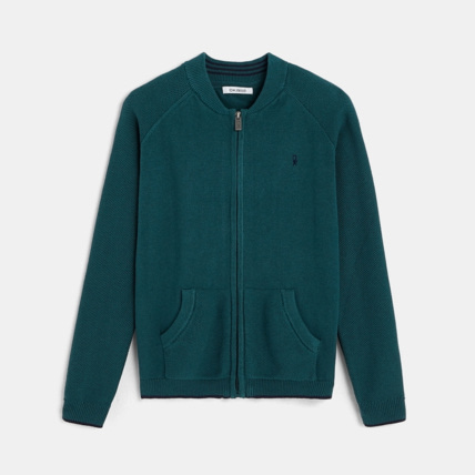 Avis Gilet teddy zippé vert garçon OKAIDI 1
