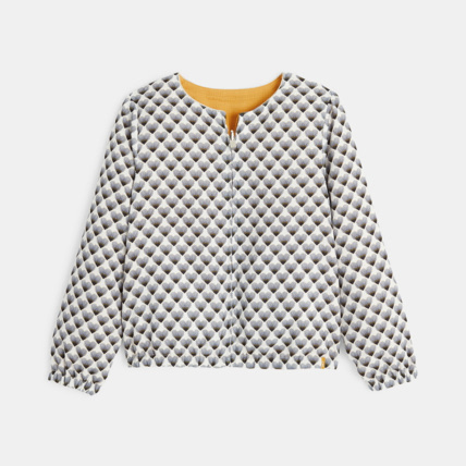Avis Bomber zippé réversible noir fille OKAIDI 1