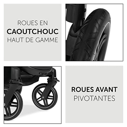 Avis Poussette 3 en 1 Saturn R Set avec Siege Auto Bebe Comfort Fix, Base Isofix, Nacelle et Assise Hauck 8
