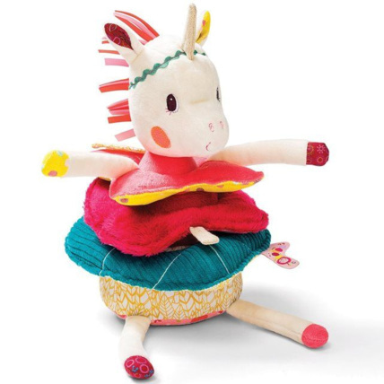 Avis Peluche pyramide : Louise licorne Lilliputiens 1