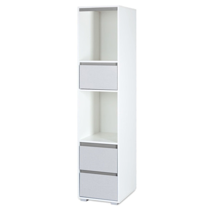 Avis Meuble colonne avec 2 niches de rangement et 3 tiroirs DALIA LITTLE SKY BY KLUPS 6