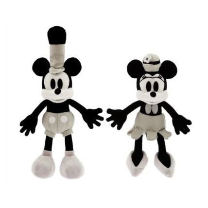 Avis Ensemble de petites peluches Mickey et Minnie Steamboat Willie 100 Decades DISNEY 1