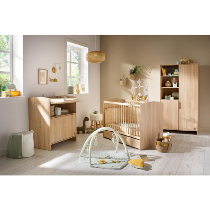 Avis Chambre Trio Azur Lit bébé + Commode + Armoire Sauthon 1