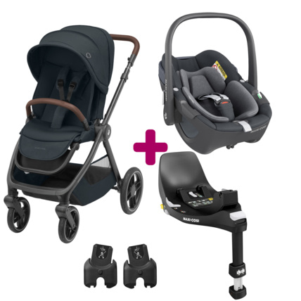 Avis Poussette duo Oxford + siège auto Pebble 360 + base familyFix 360 Maxi-Cosi 1